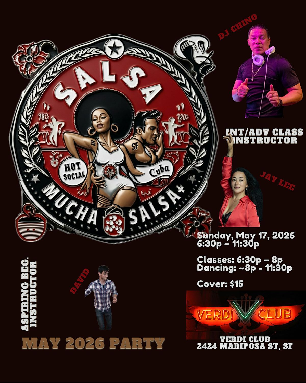 Mucha Salsa+ May Party!!
