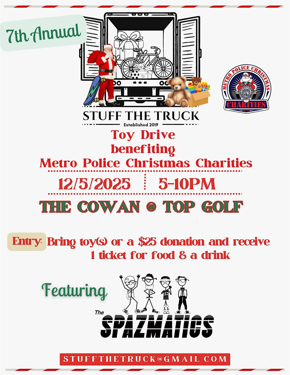 BYOBc Holiday Party  supporting Stuff the Truck