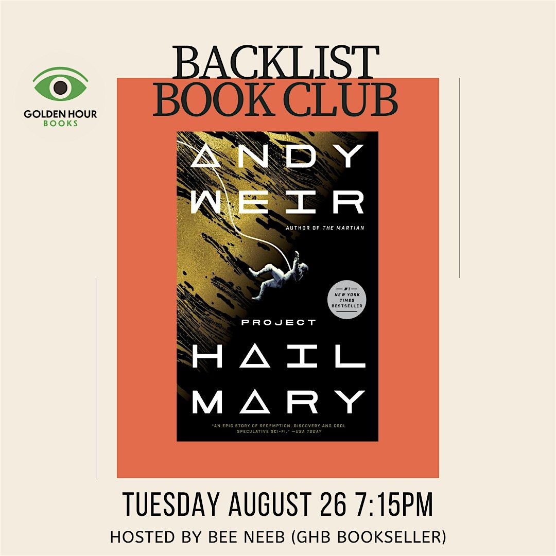 Backlist Book Club: AUGUST