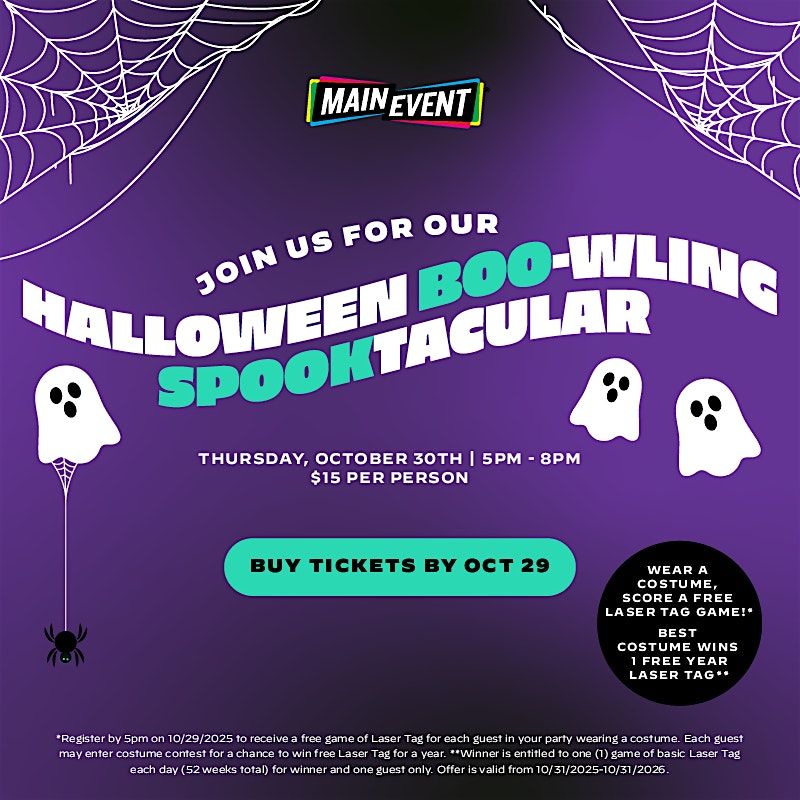Main Event Lubbock-Halloween Boo-wling Spooktacular