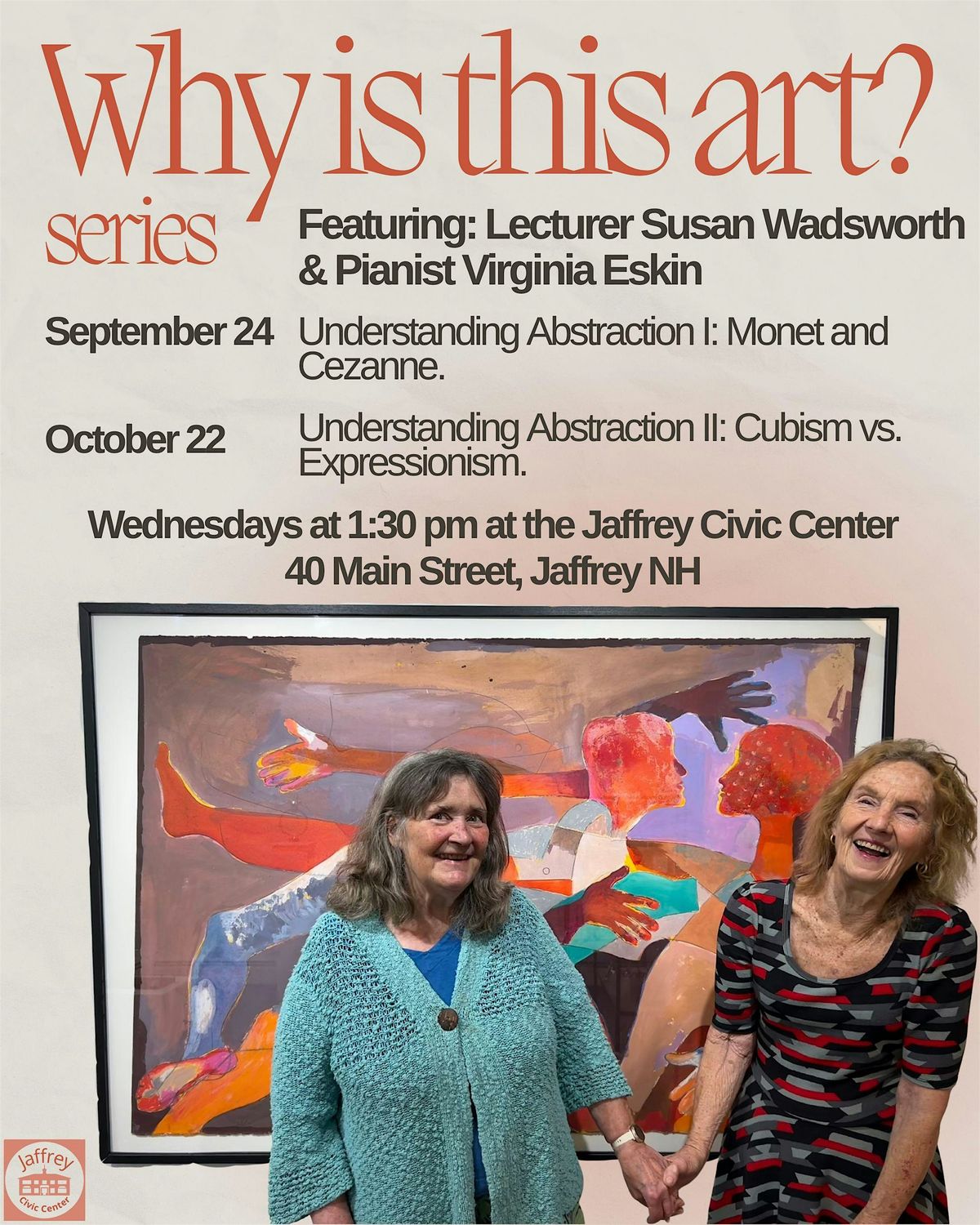 Lecture Series: Why is this art? Abstraction II: Cubism vs. Expressionism