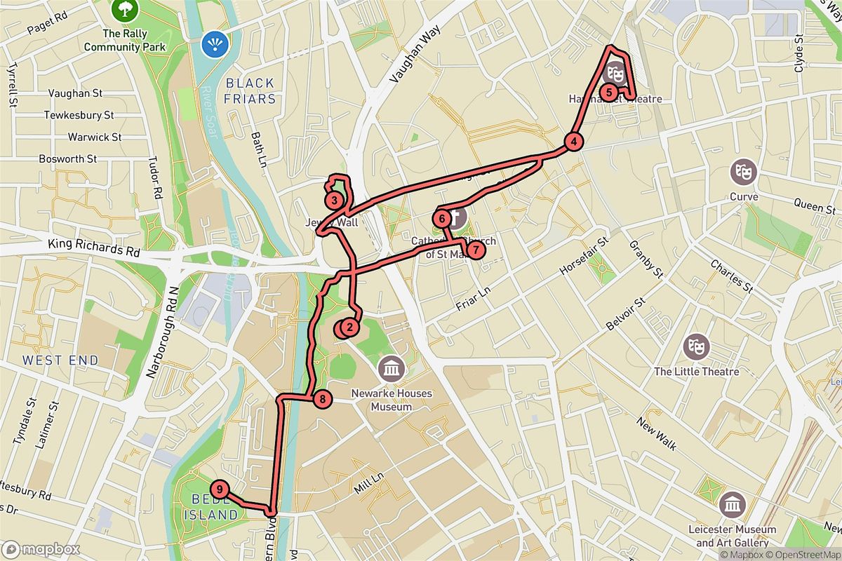 Leicester Audio Tour: The Timeless Leicester Tapestry Tour