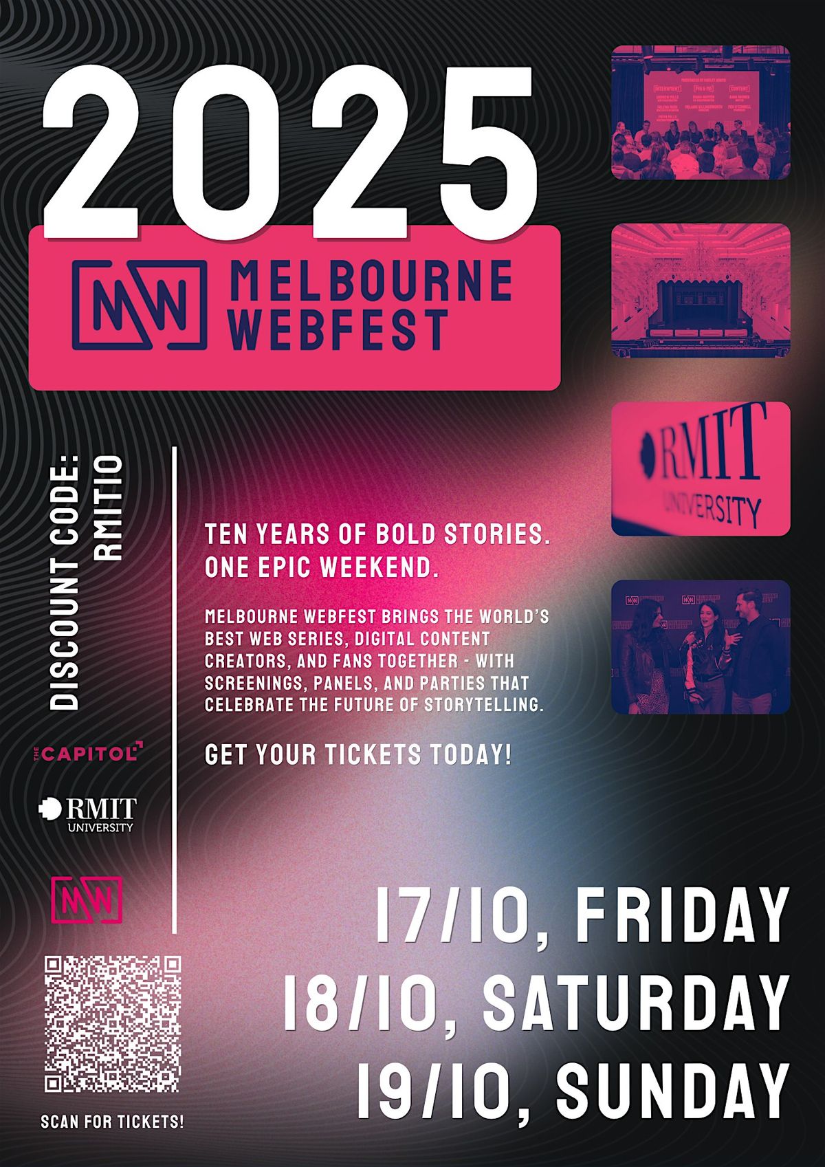 Melbourne WebFest 2025 Day 3 \u2013 October 19th