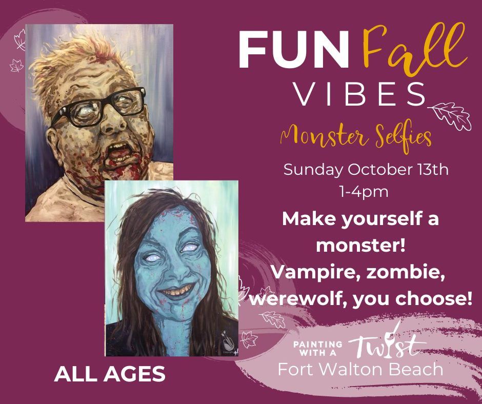 Halloween All Ages Painting Monster Selfies 255 Miracle