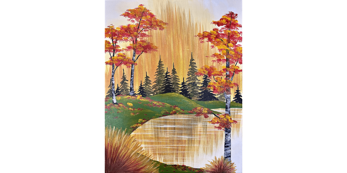 Shimmering Autumn - Paint and Sip in Houston | Classpop!\u2122