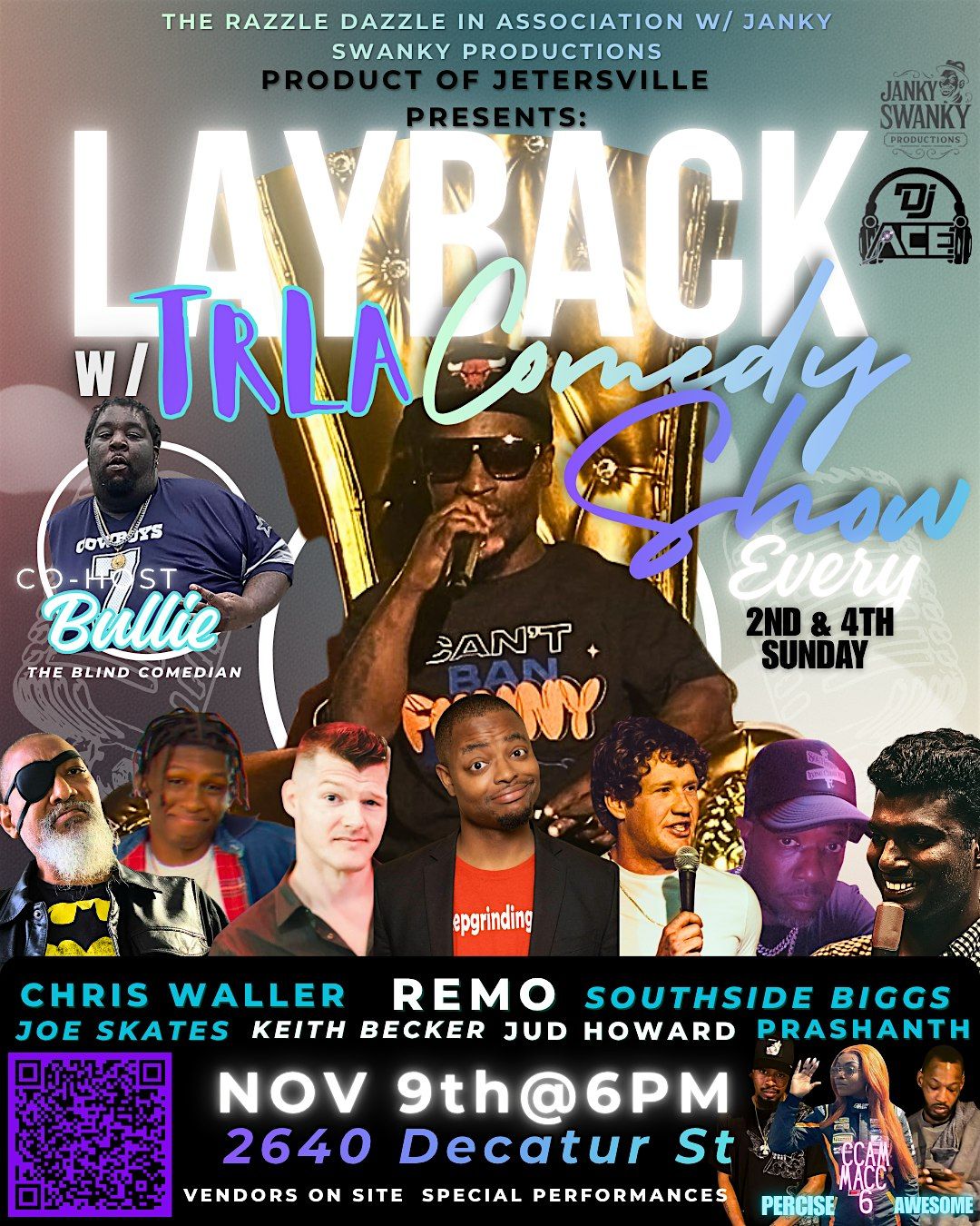 Layback w\/ TRLA Comedy Show
