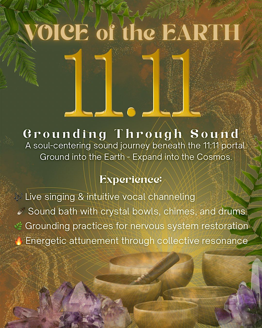 VOICE OF THE EARTH - SOUND BATH
