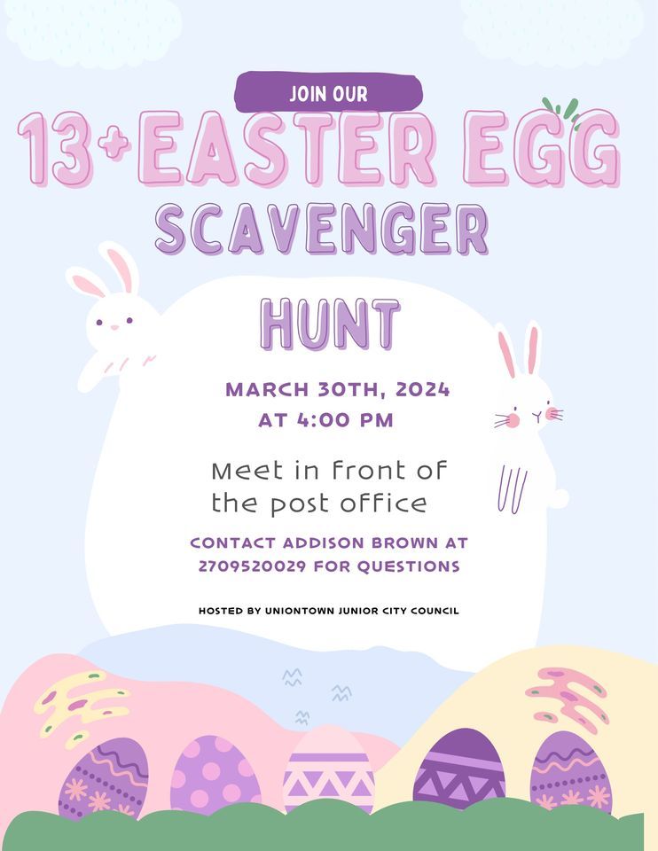 13+ Easter Egg Hunt!! | Downtown Uniontown Kentucky | March 30, 2024