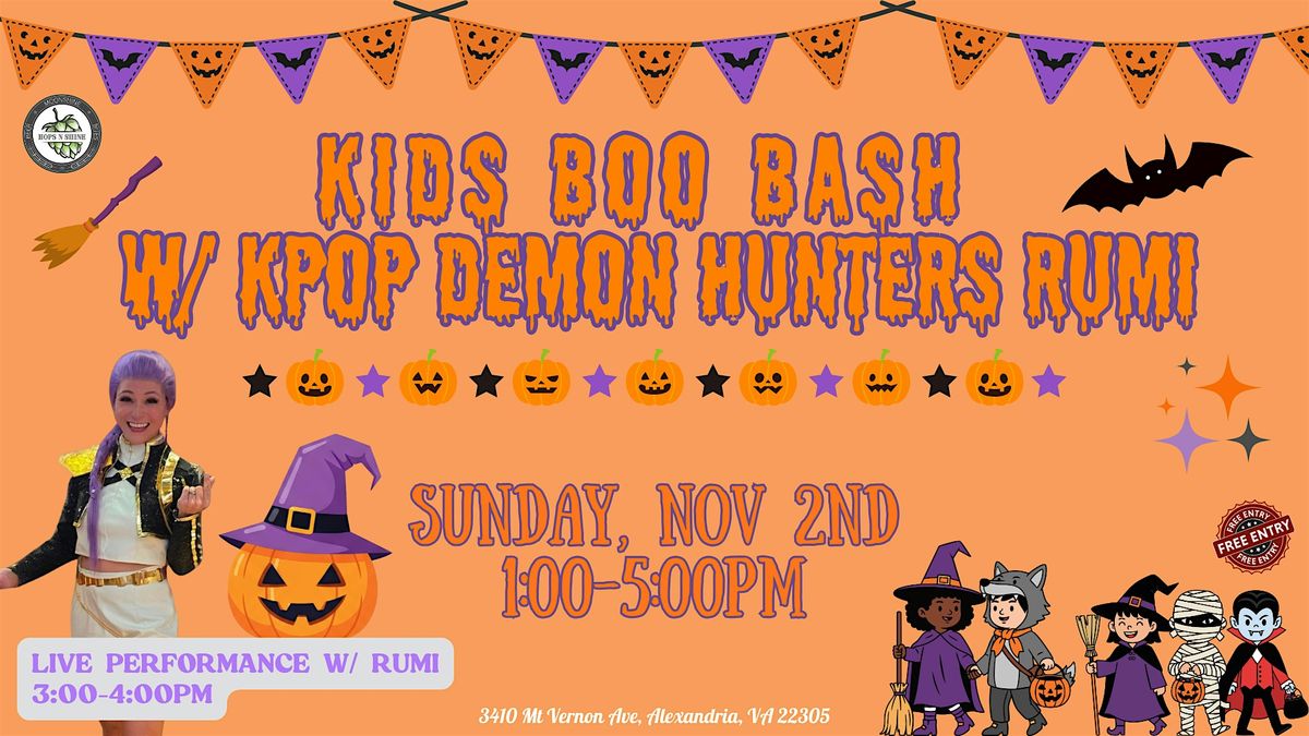 Kids Boo Bash with KPop Demon Hunters Rumi