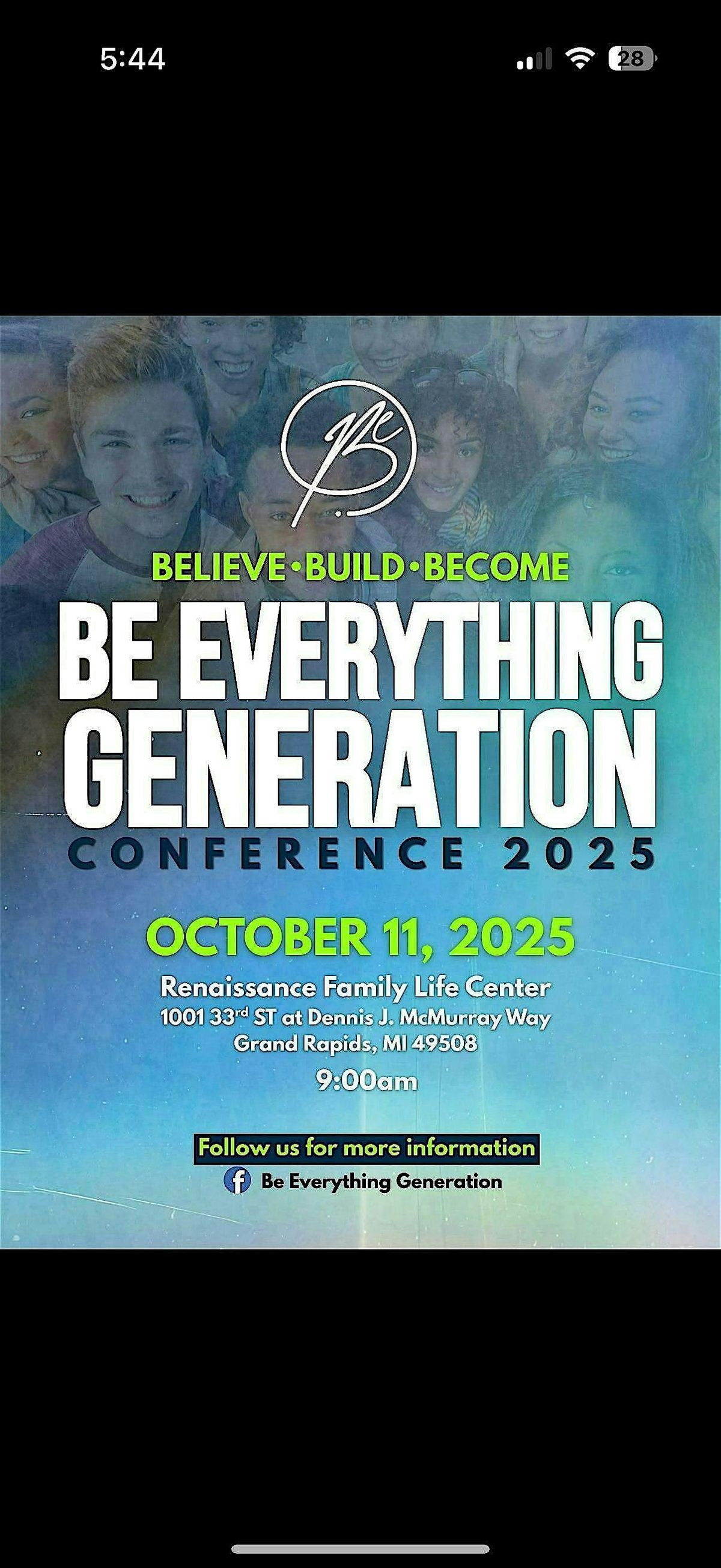 Be Generation Conference 2025: Believe, Build, Beome