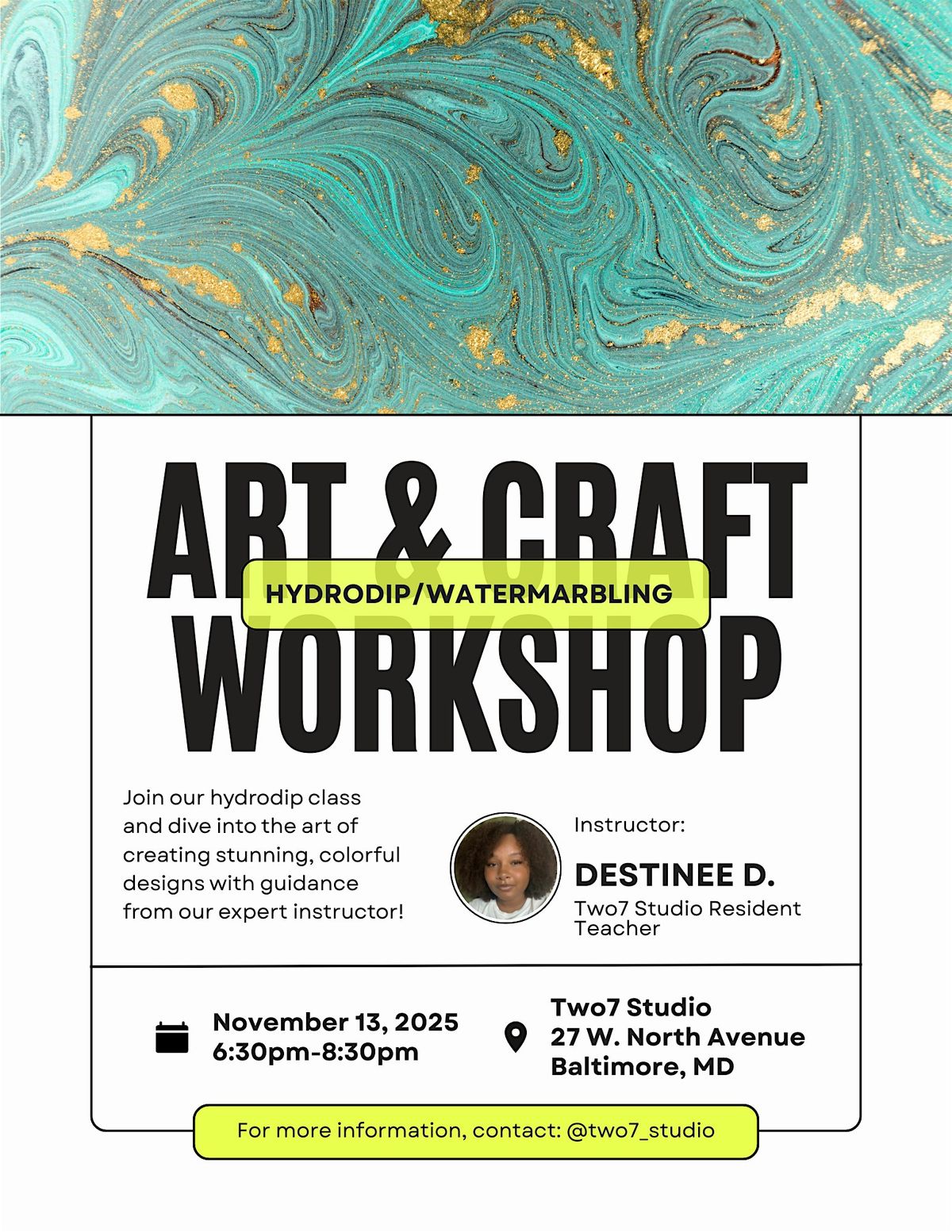 Hydrodip\/Watermarbling Workshop