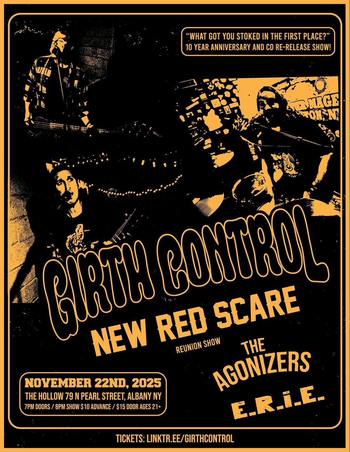 Girth Control "What Got You Stoked in the First Place?" CD Re-Release Show!