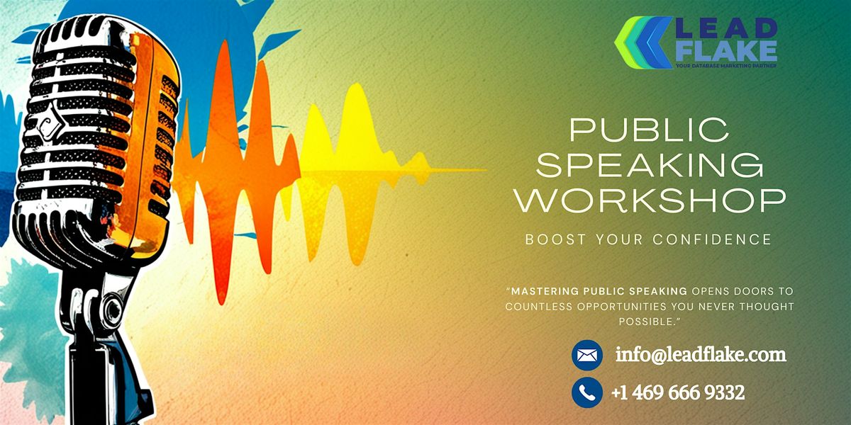 Public Speaking Skills 1 Day Workshop in Coventry