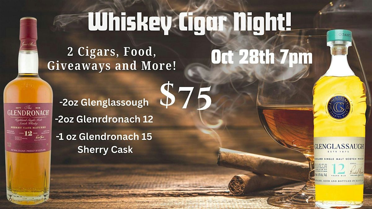 Kildares Whiskey Cigar Night