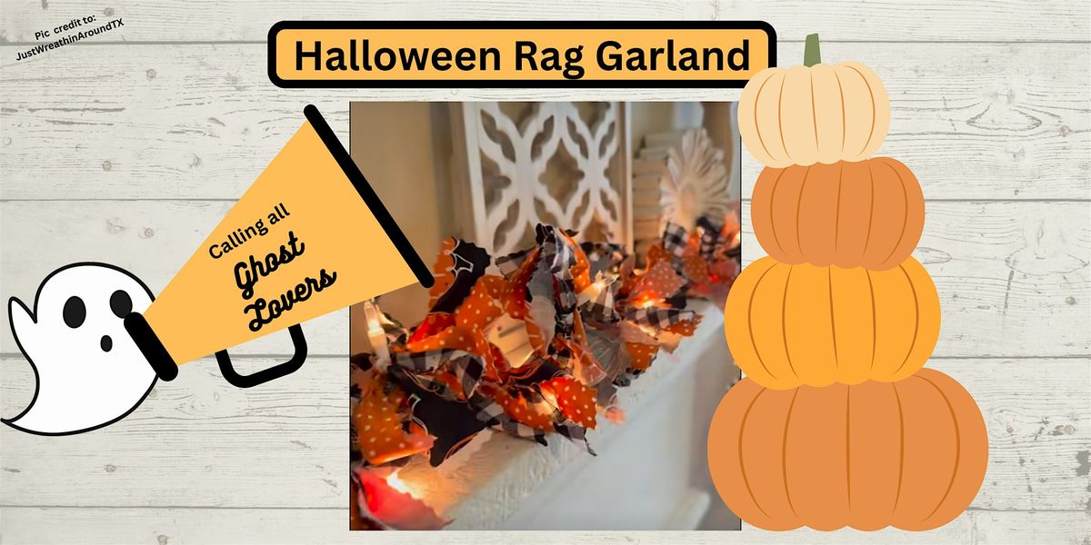 Halloween Rag Garland Craft