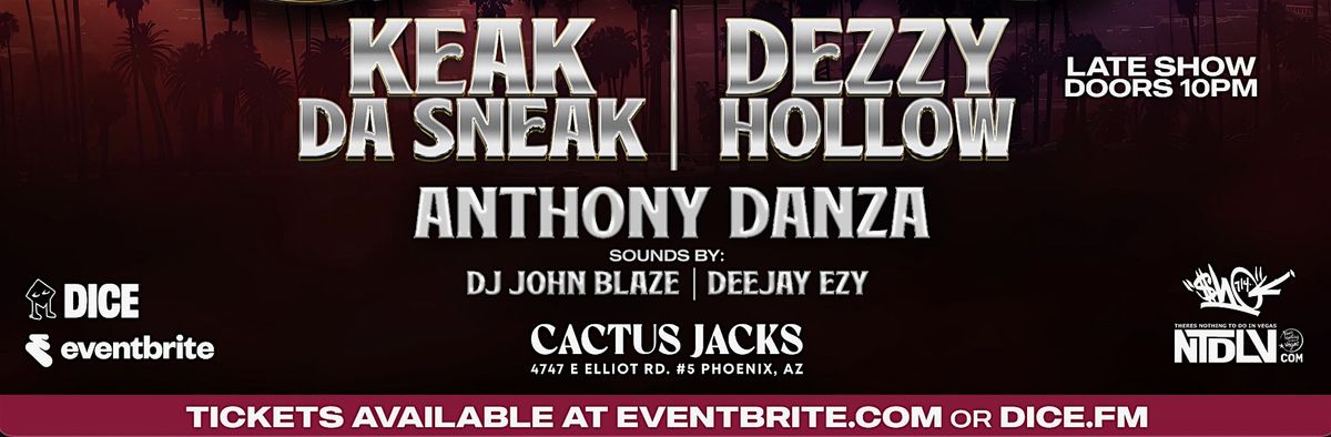 Keak Da Sneak & Dezzy Hollow \u201cO to the O\u201d Tour 2025 ft. Anthony Danza