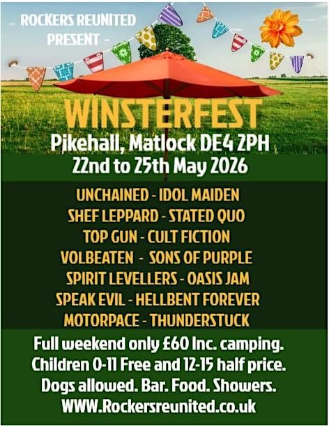 Winsterfest 2026 - May Bank Holiday