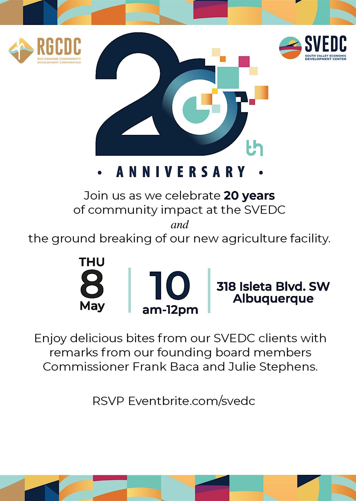 SVEDC 20th Year Anniversary & Groundbreaking Celebration