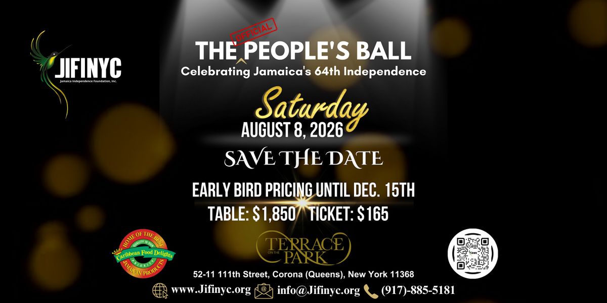 Jamaica Independence Gala - JIFI~NYC- The Official People's Ball 2026