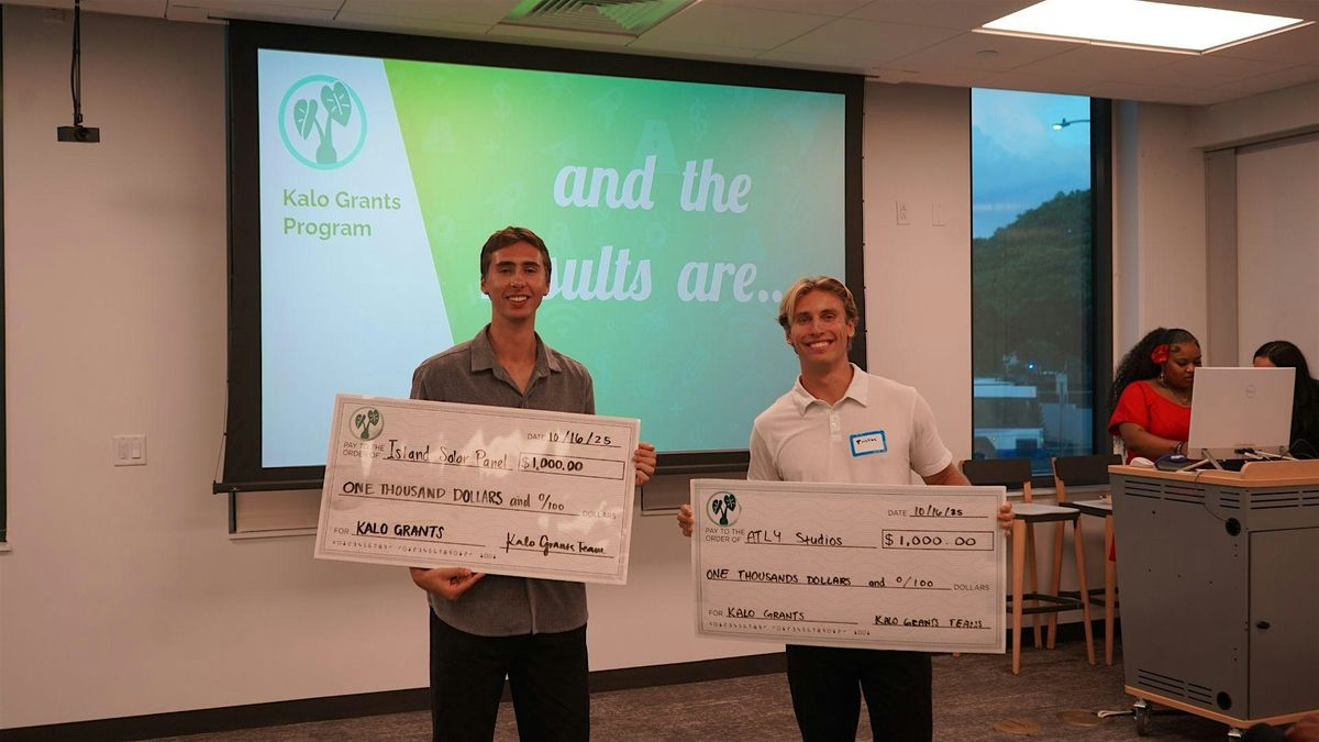 Kalo Grants Live Pitch Event