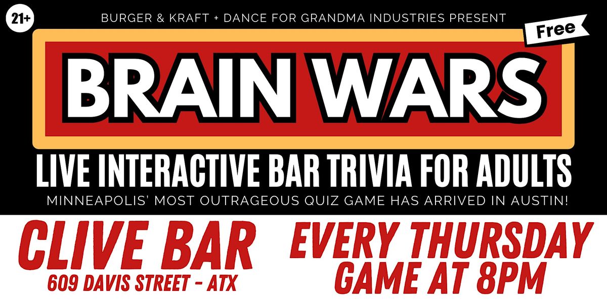 Brain Wars - Bar Trivia