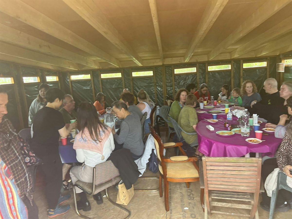 80s goth community meal and music