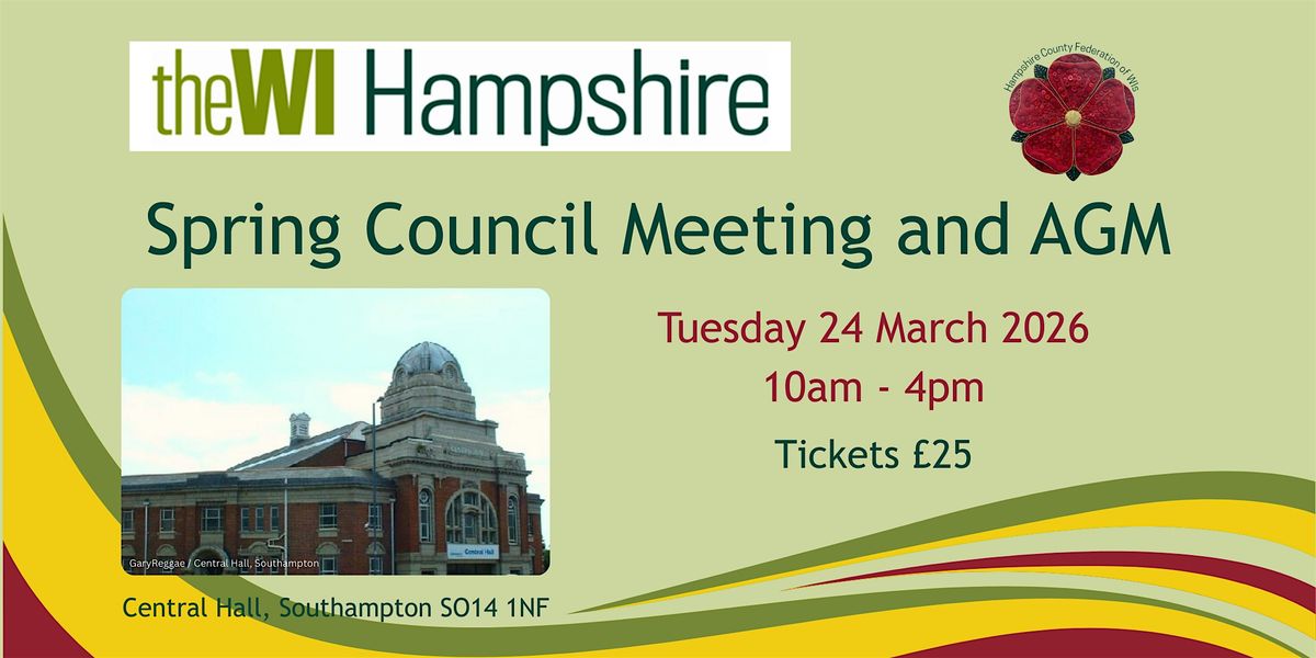 Hampshire WI Spring Council Meeting 2026