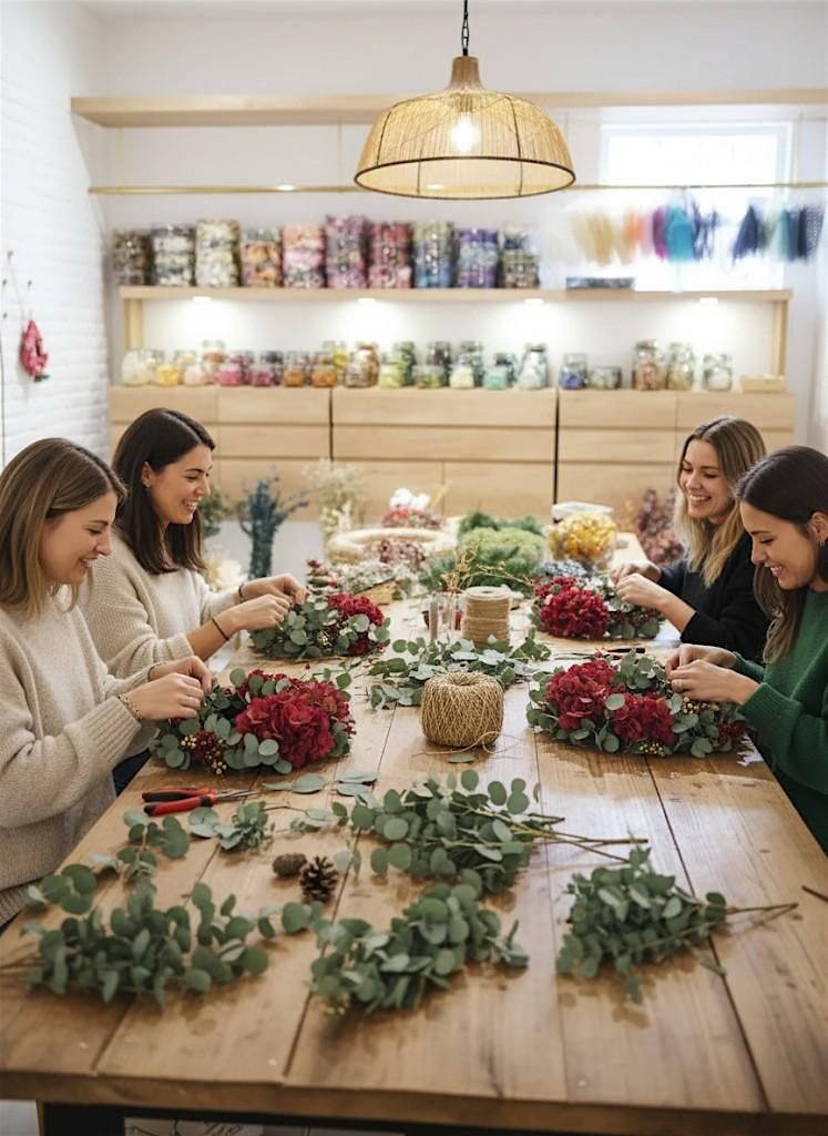 TALLER CORONAS DE NAVIDAD