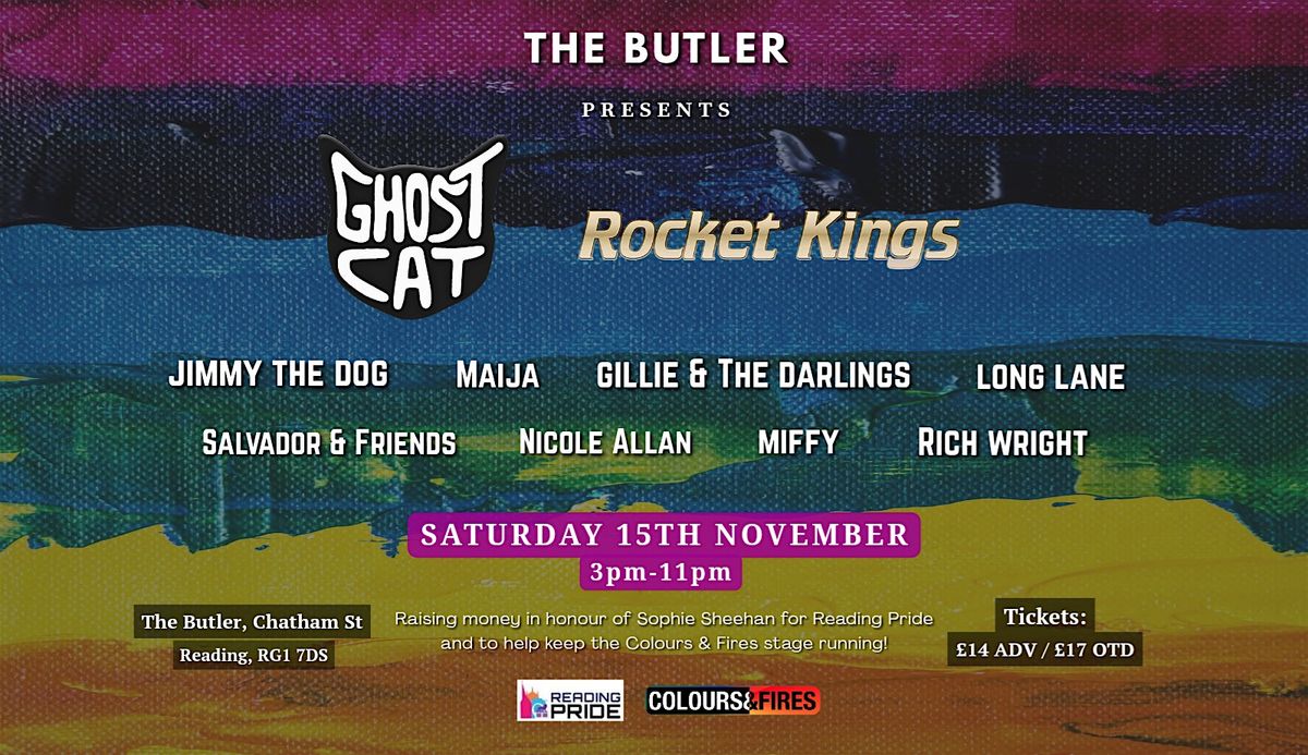 Reading Pride Fundraiser All-Dayer - Ghost Cat, Rocket Kings + more!