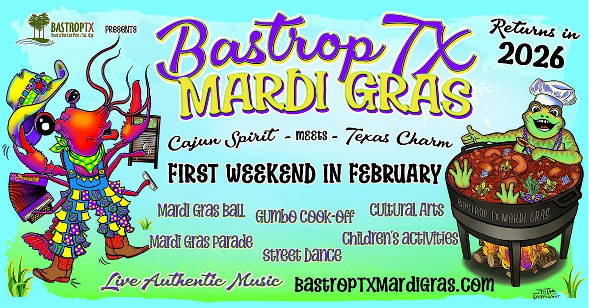 Bastrop TX Mardi Gras 2026