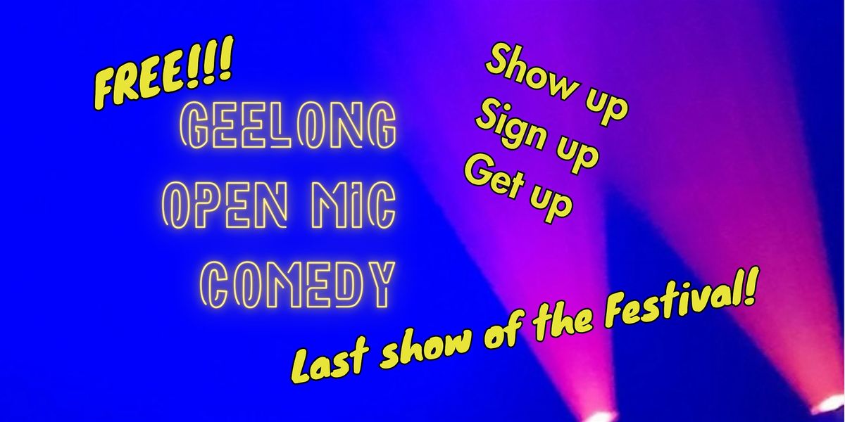 Geelong Open Mic Comedy
