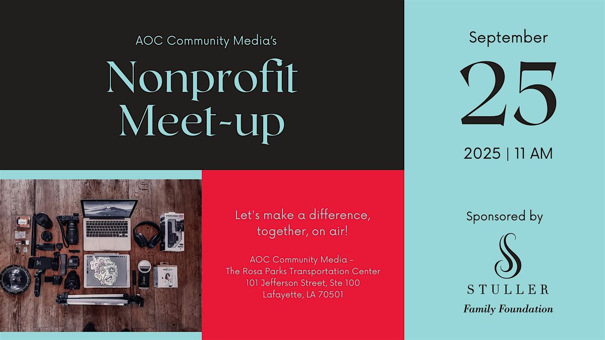 Nonprofit Meet-Up - September 25th