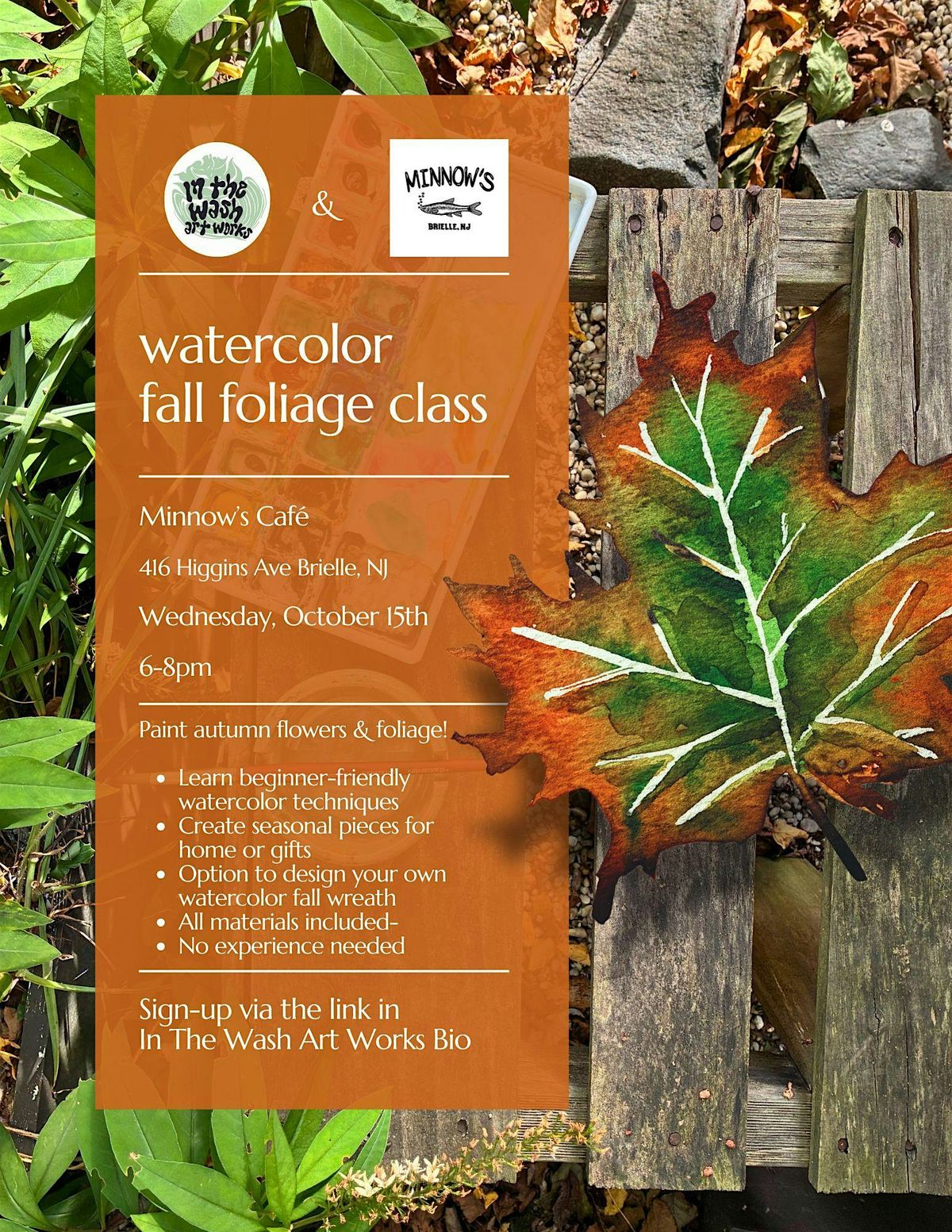 Watercolor Fall Foliage Class