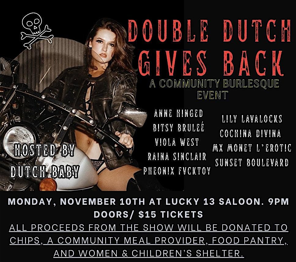 Double Dutch Burlesque GIVES BACK: a benefit for CHiPS