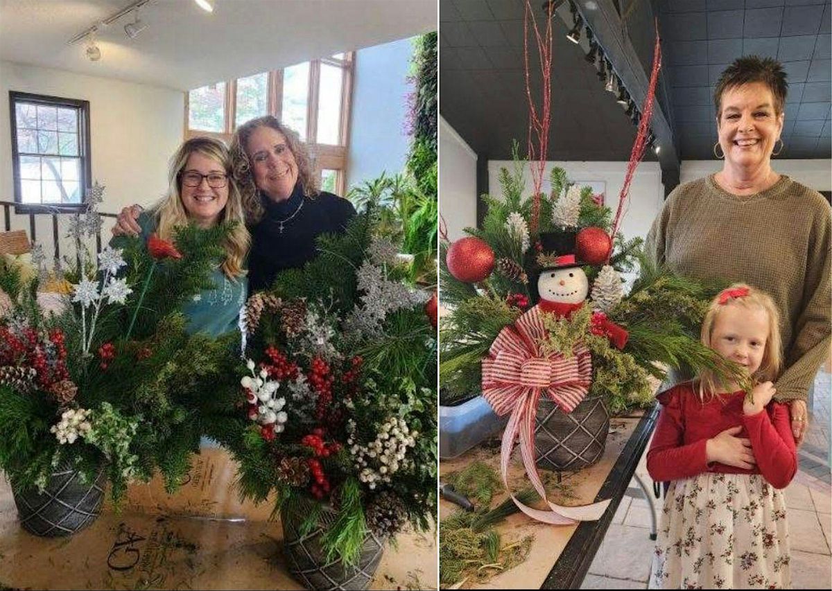 Get a Head Start on Holiday Cheer: Winter Container Pot Workshop-Spd