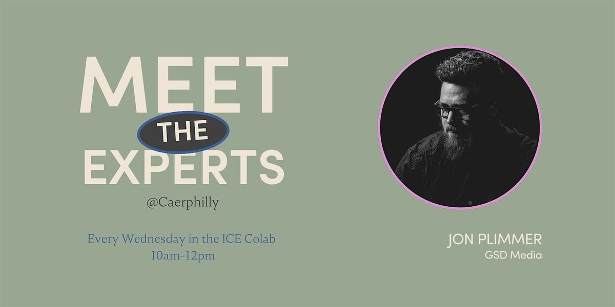 Meet the Experts: Photography & Videography 121's with Jon Plimmer
