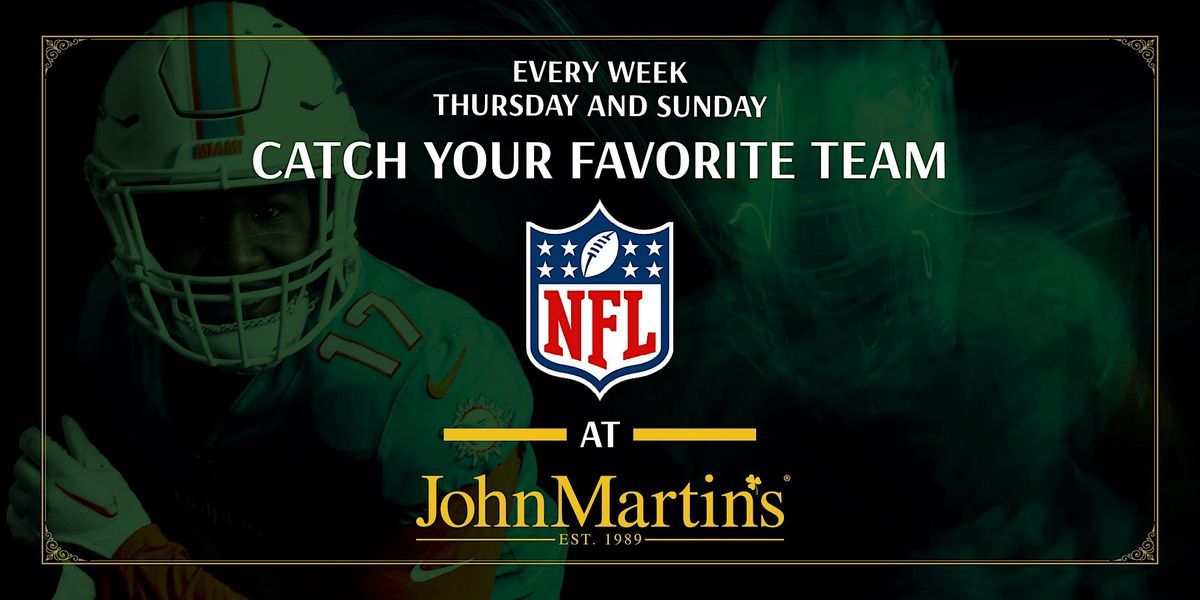 NFL Watch Parties at JohnMartin's