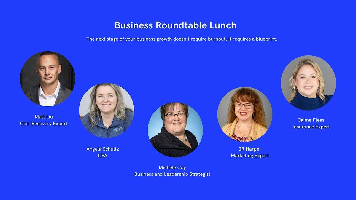 Five Experts. One Table. Your Growth, Accelerated.