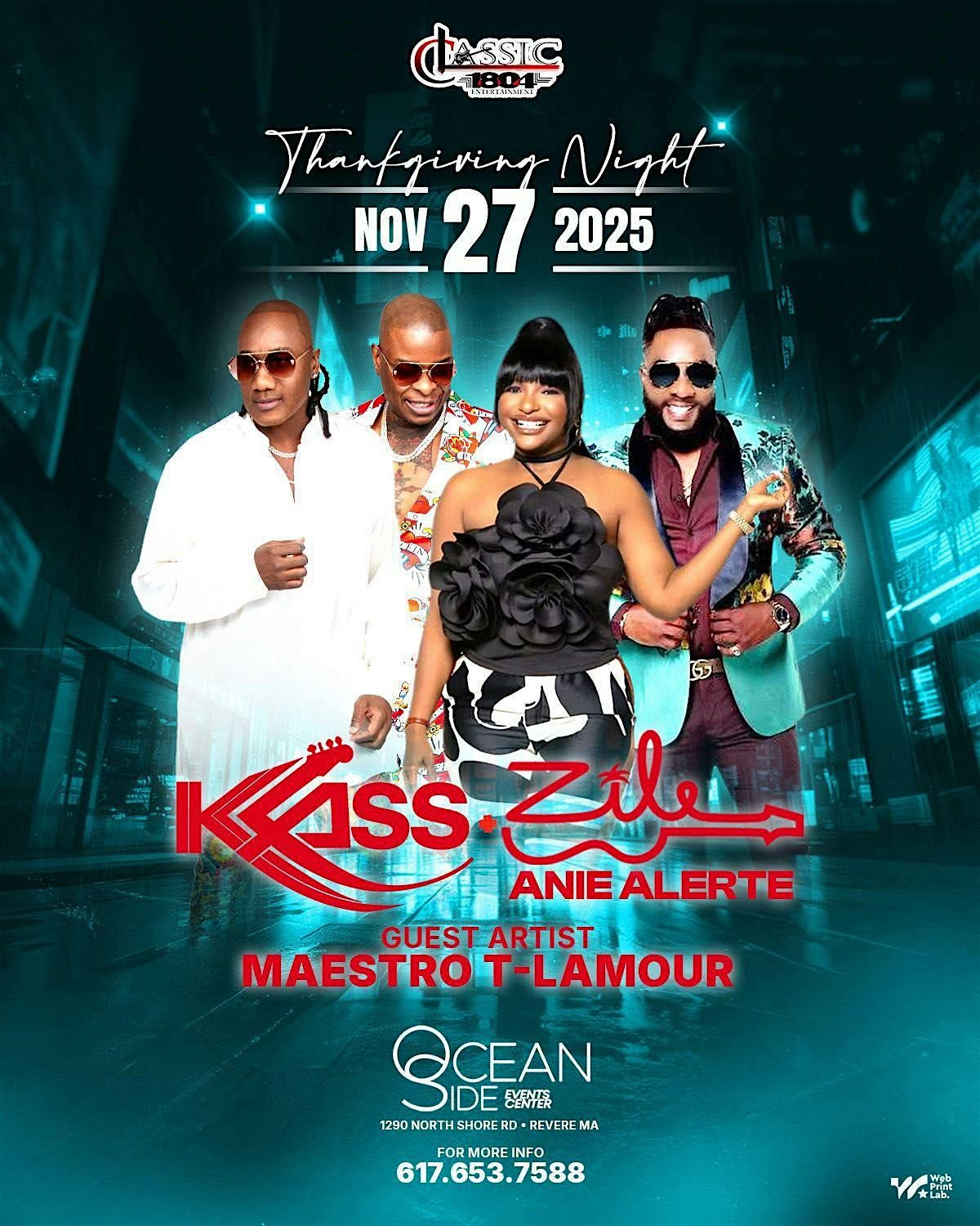 KLASS & ANIE ALERTE WITH HER BAND ZILE @ OCEANSIDE THANKSGIVING NIGHT