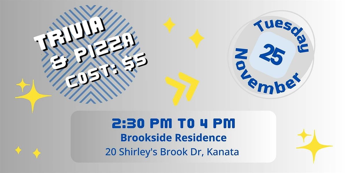 Trivia and Pizza at Brookside