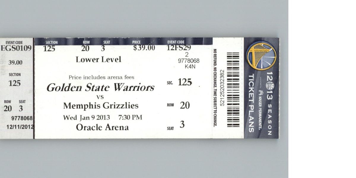 Memphis Grizzlies at Golden State Warriors