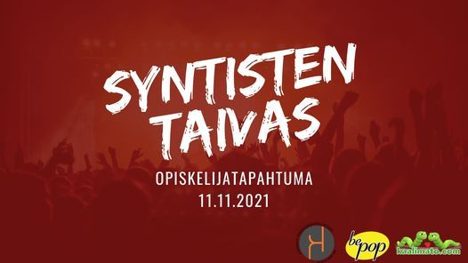 Syntisten Taivas | Bepop Joensuu | November 11, 2021