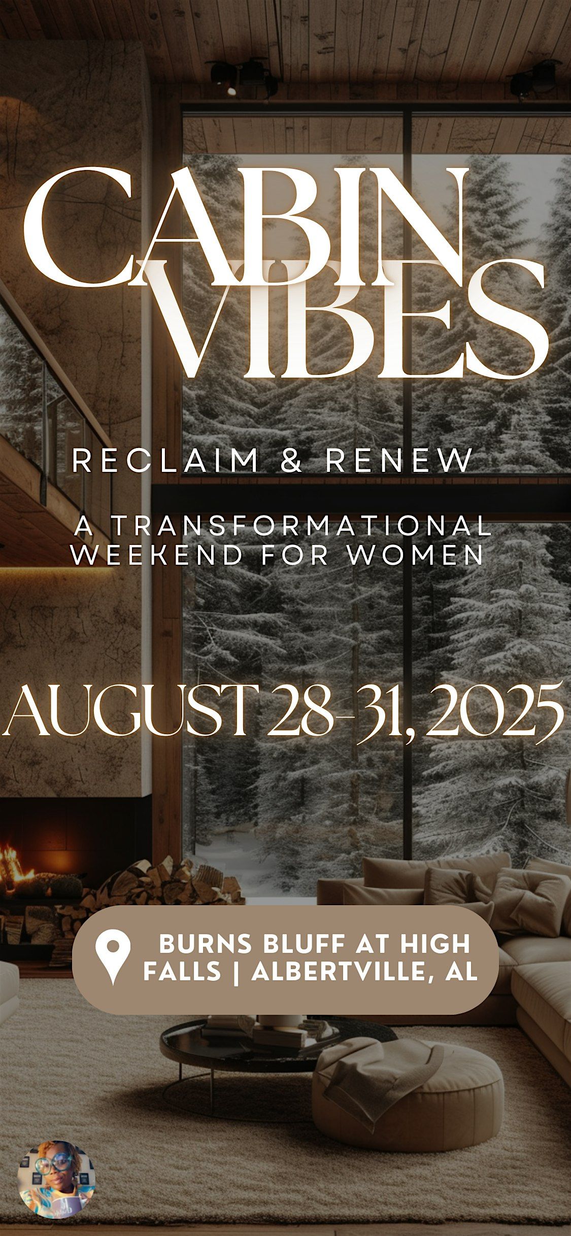 Women Weekend Cabin Vibes, Renew & Reclaim