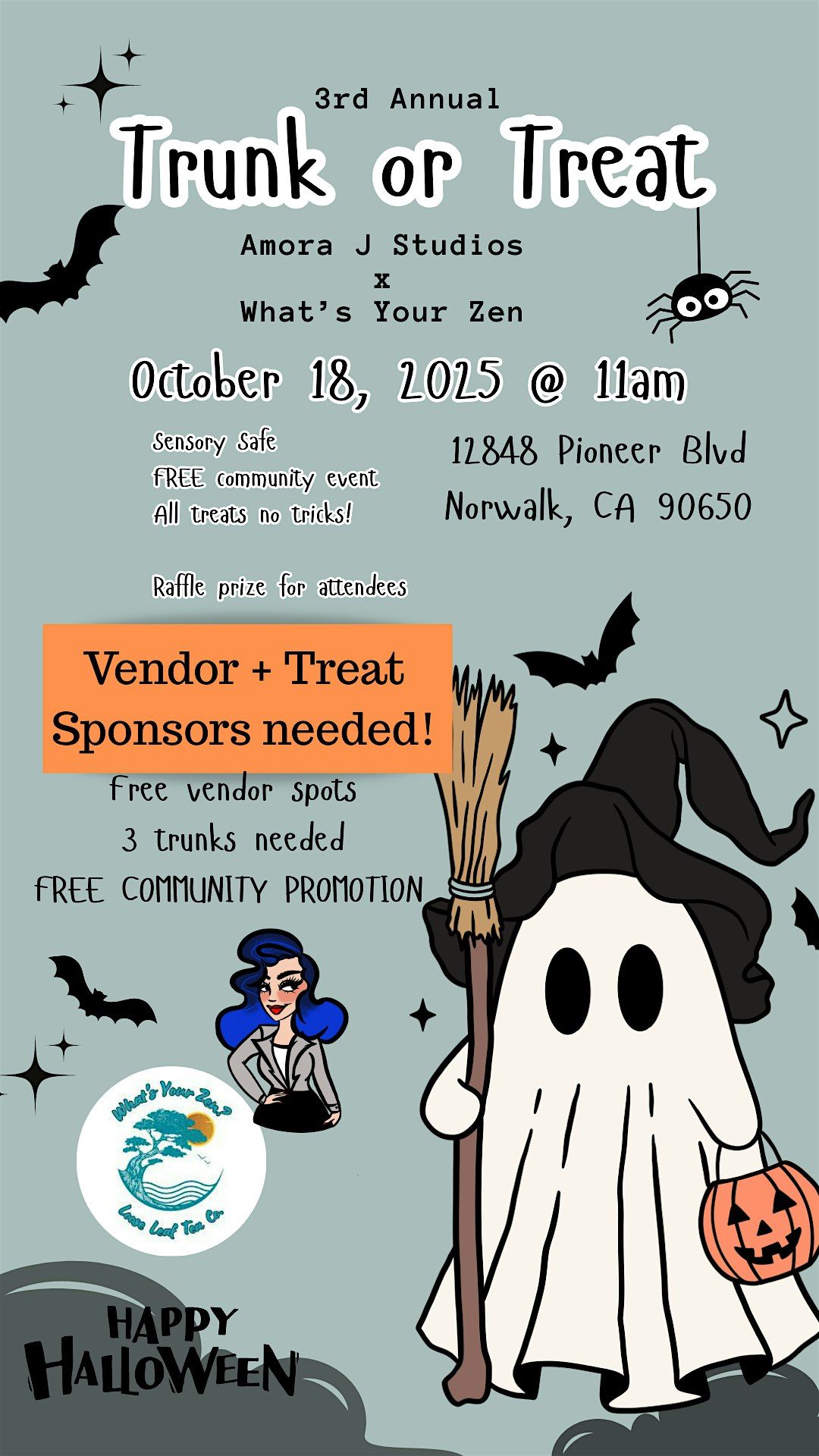 Sensory Safe: 3rd annual trunk or treat!
