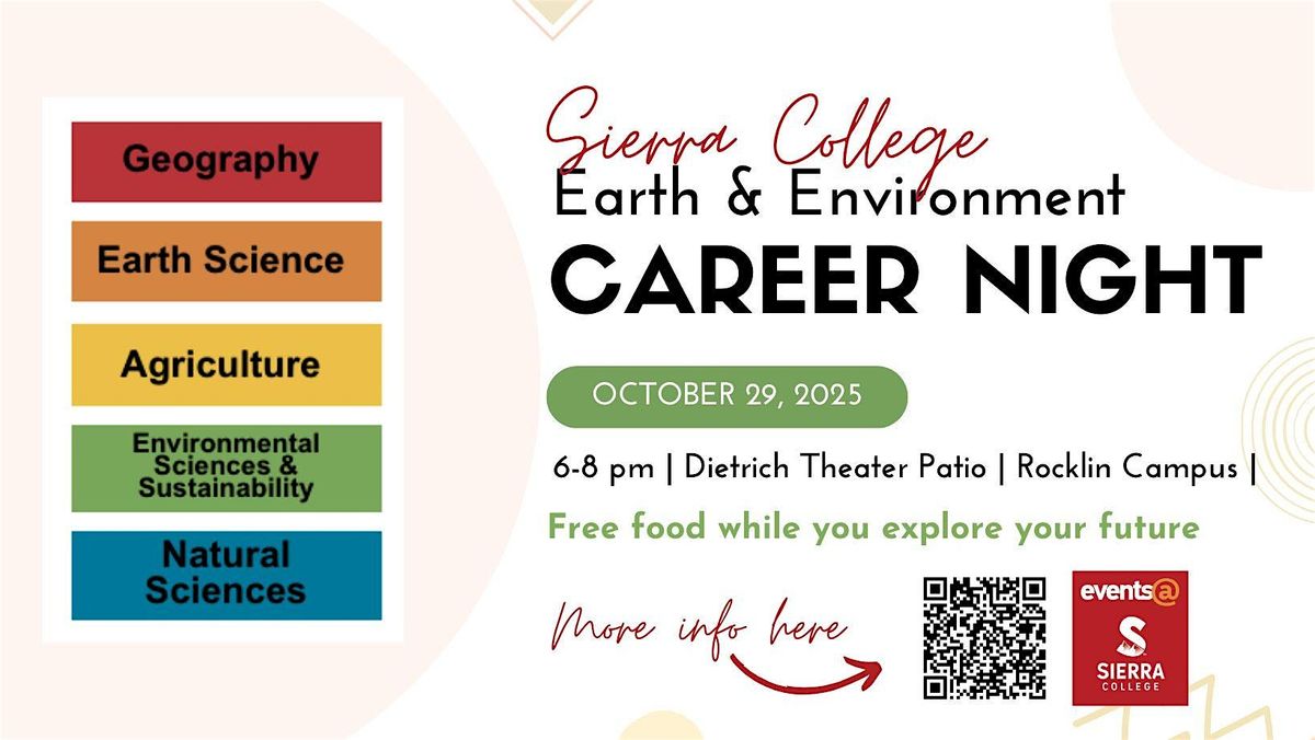 Sierra College Earth & Environment Career Night