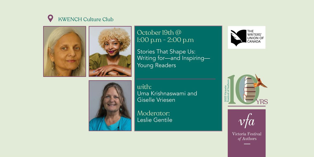Stories That Shape Us: Writing for\u2014and Inspiring\u2014Young Readers