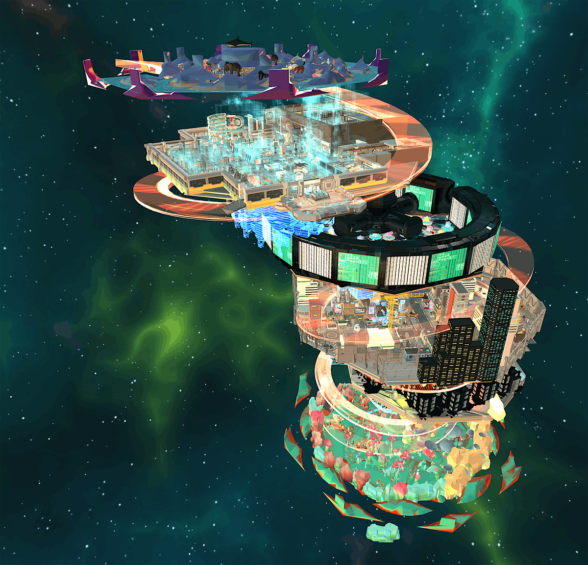 Future_Forecast: Live Simulation + Collective World Building