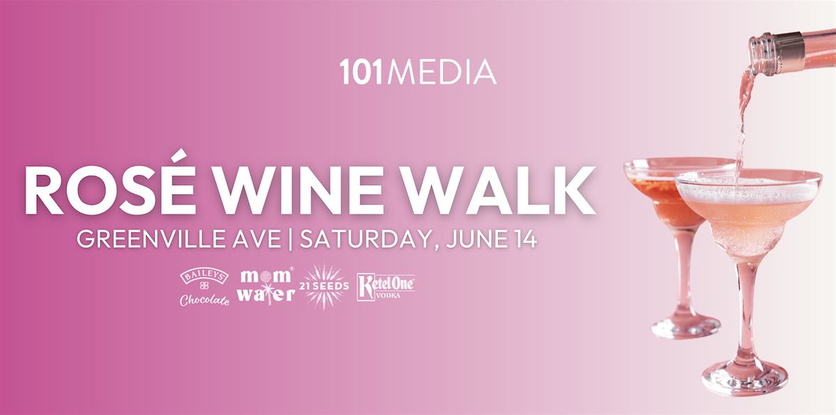 8th Annual National Ros\u00e9 Day Wine Walk on Greenville