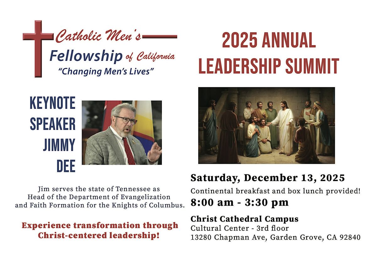 Catholic Men's Fellowship 2025 Annual Leadership Summit
