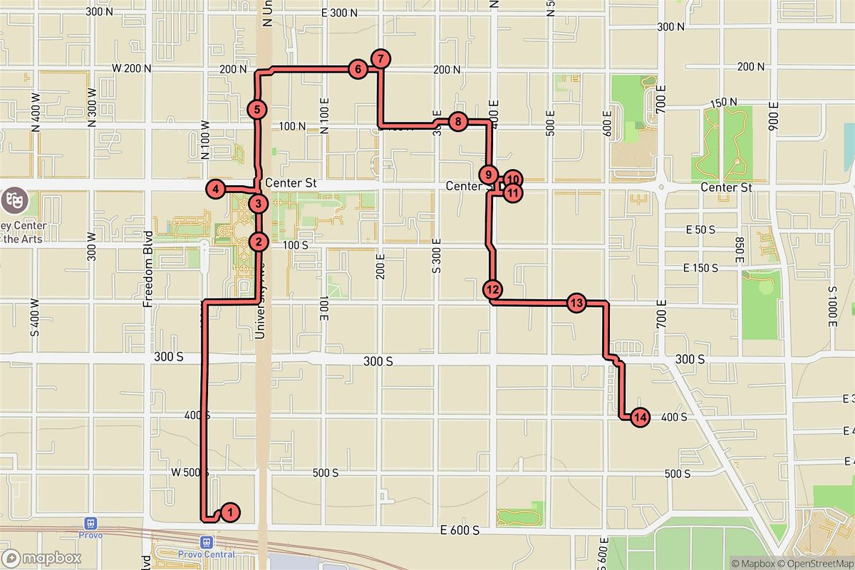 Provo Audio Tour: Sweet Stories and Gilded Mansions